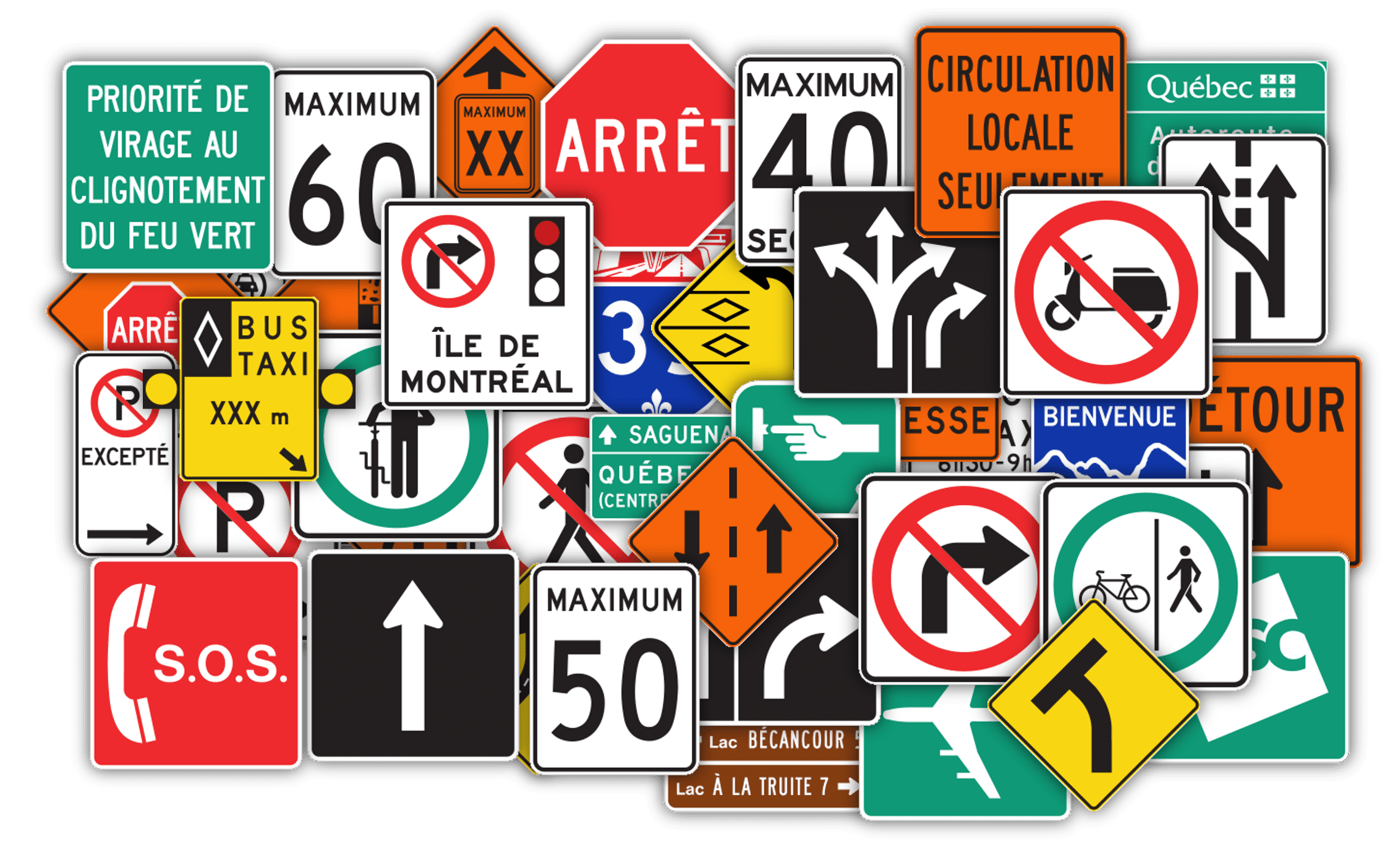 Quebec signage