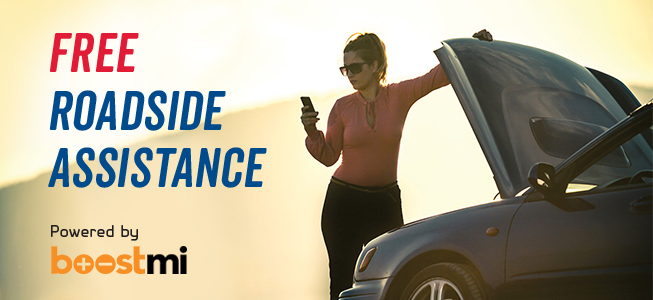When you take a driving course with Tecnic you get a one year worry free road side assistance with the Boostmi App. 
