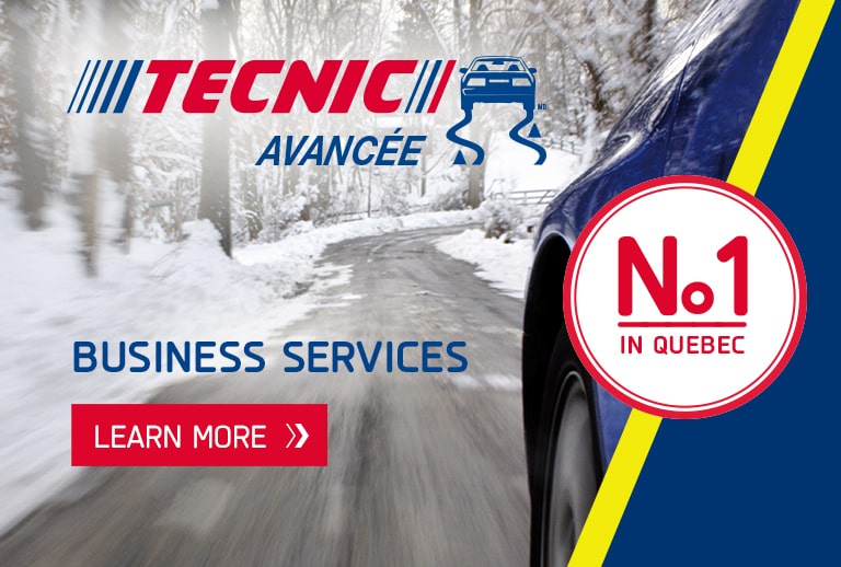 Tecnic defensive driving course on slippery surfaces