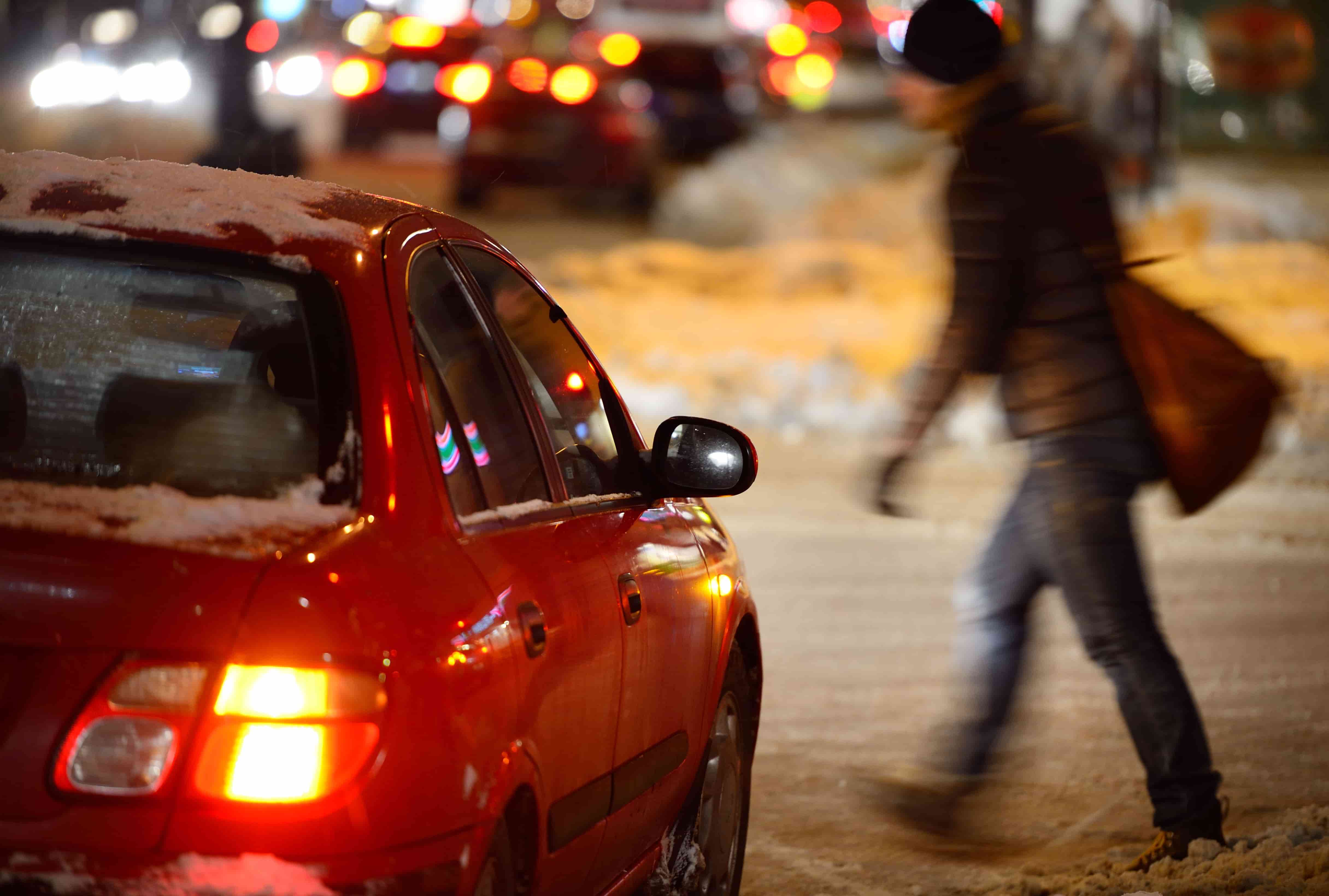  Pedestrians and cyclists, here's how to stay safe and visible if you use the roads in winter.